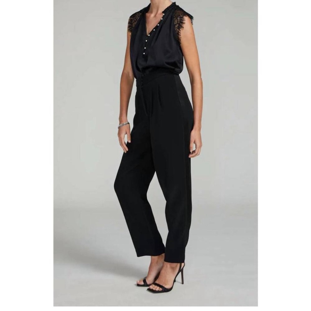 New! Generation Love JENISE CREPE PANTS in Black Size 2 $248